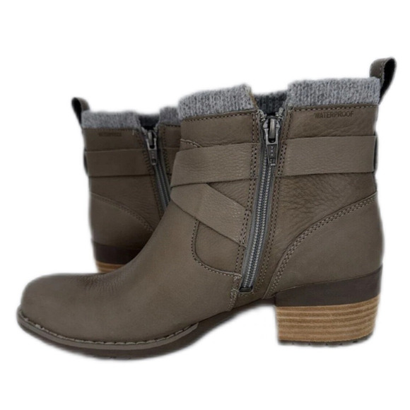 Merrell Womens Size Shiloh II Moon Rock Zip Waterproof Booties 9 M main image 6